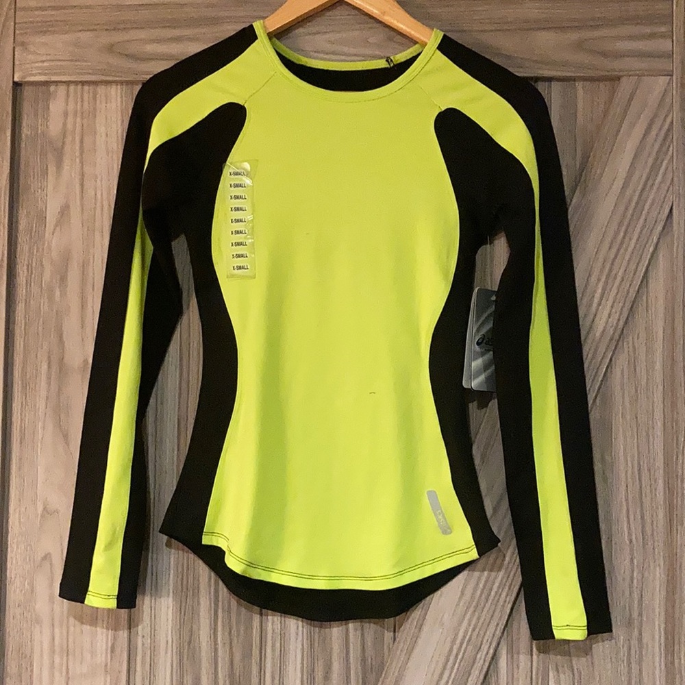 NWT ASICS reflective running shirt